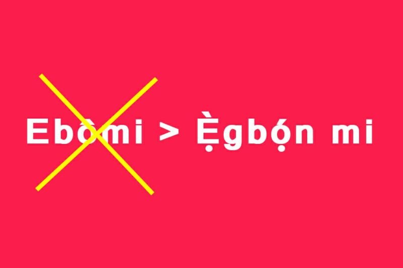 Ebômi X Ẹ̀gbọ́n mi. Compreendendo a diferença além da grafia!!